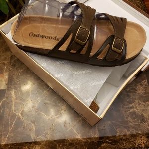 Outwoods womens sandals brown